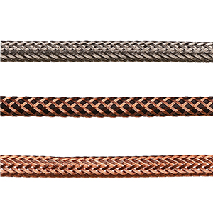 Fil électrique gaine décorative en métal